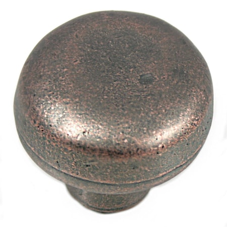 Strategic Brands Large Riverstone Round Knob - Antique Copper 84465